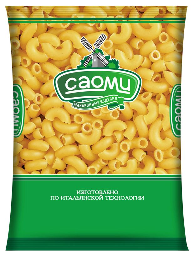 Макаронные изделия Саоми Рожки 8, 400 г