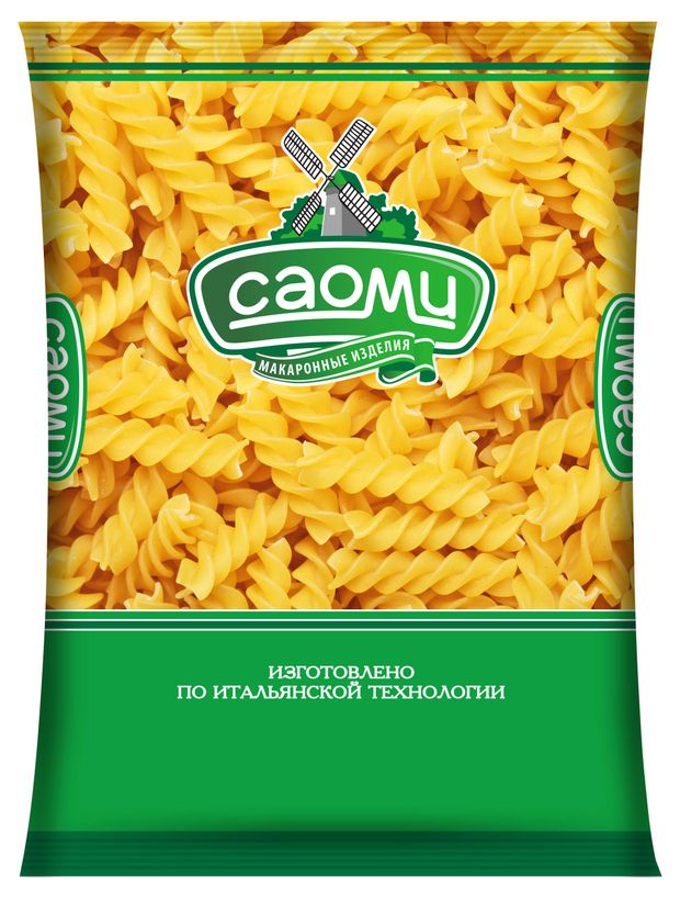 Макаронные изделия Саоми Спиральки фигурные, 400 г