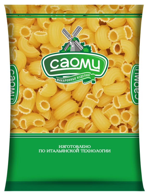 Макаронные изделия Саоми Рожки рифленые 15, 400 г