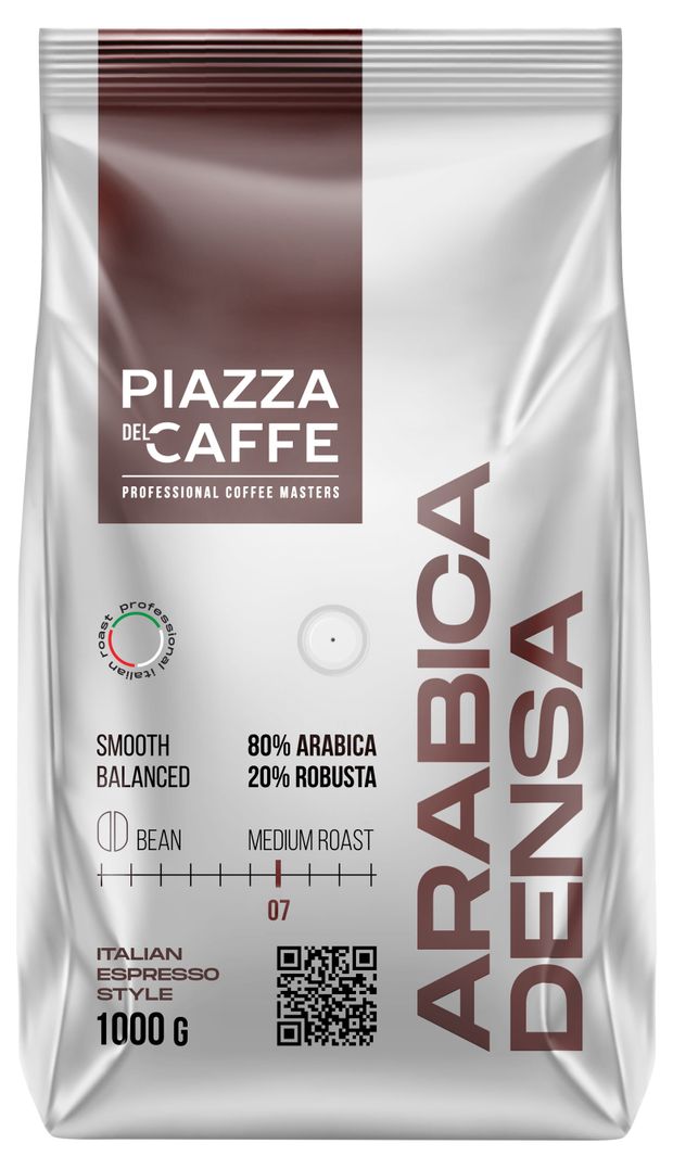 Кофе в зернах Piazza Del Caffe Arabica Densa, 1 кг