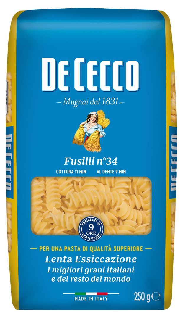 Макаронные изделия De Cecco Фузилли 34 250 г 158₽