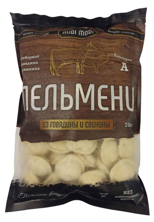 Пельмени из говядины и свинины Midi Modi, 700 г