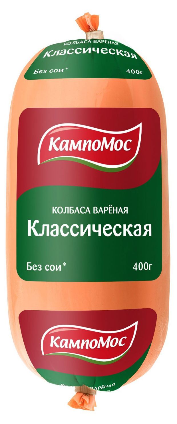 Колбаса вареная КампоМос Классическая, 400 г
