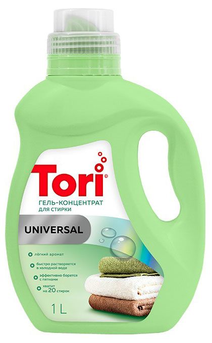 Гель-концентрат для стирки Tori Universal 1 л 229₽