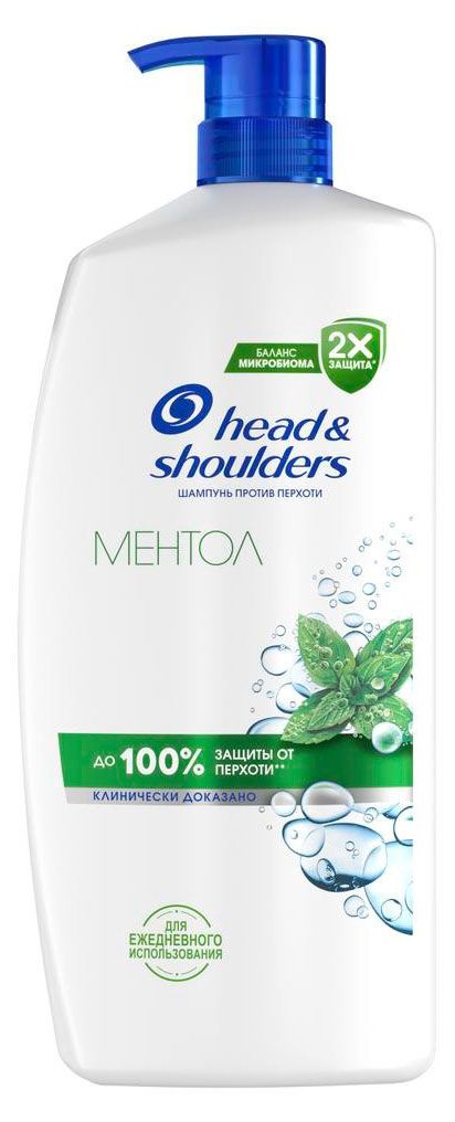 Шампунь для волос Head&Shoulders с ментолом против перхоти, 800 мл