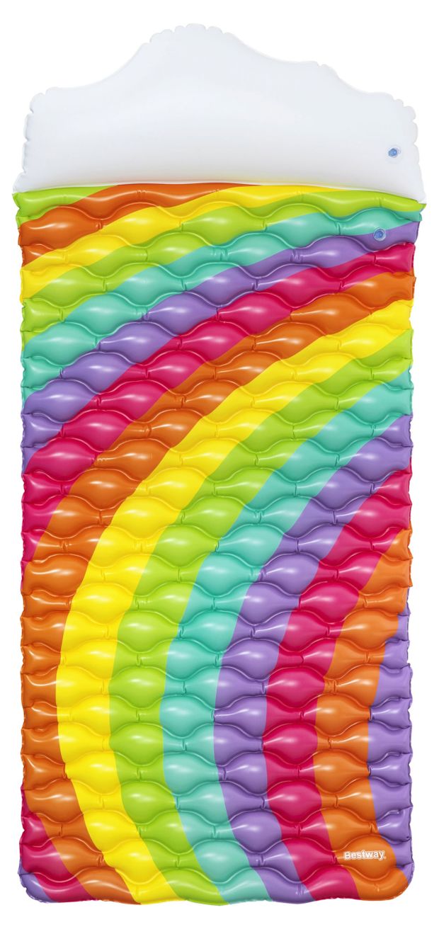 Матрас надувной для плавания BESTWAY Rainbow Dreams, 216 x 80 см