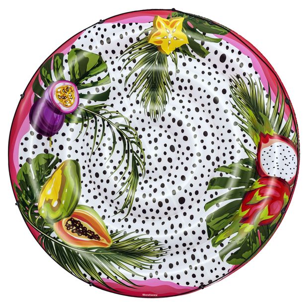 Надувной плот для плавания BESTWAY Fruits of Paradise 2-местный, 188 см