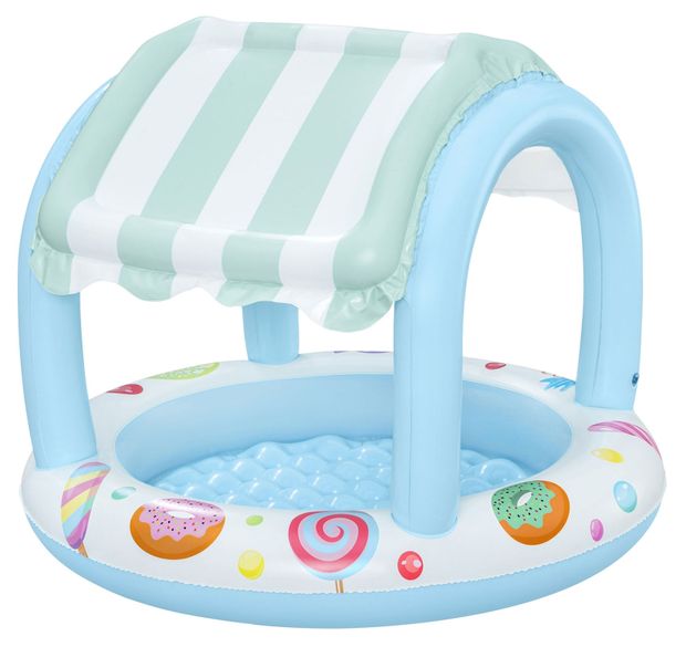 Надувной затененный детский бассейн BESTWAY Sweet Shoppe 104x 84 см 1500₽