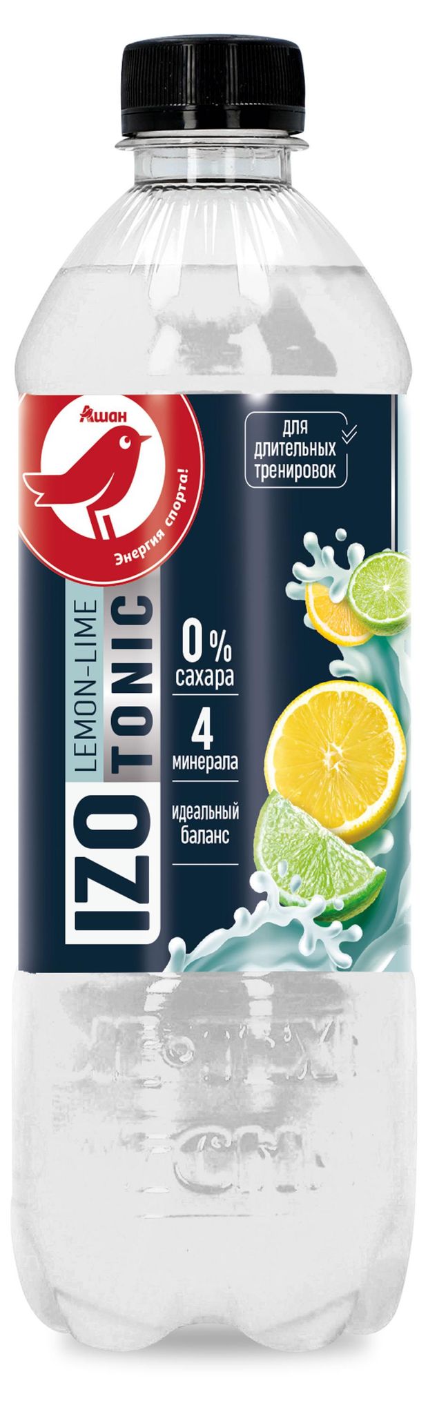 Изотоник АШАН Красная птица со вкусом лимон-лайм 500 мл 100₽