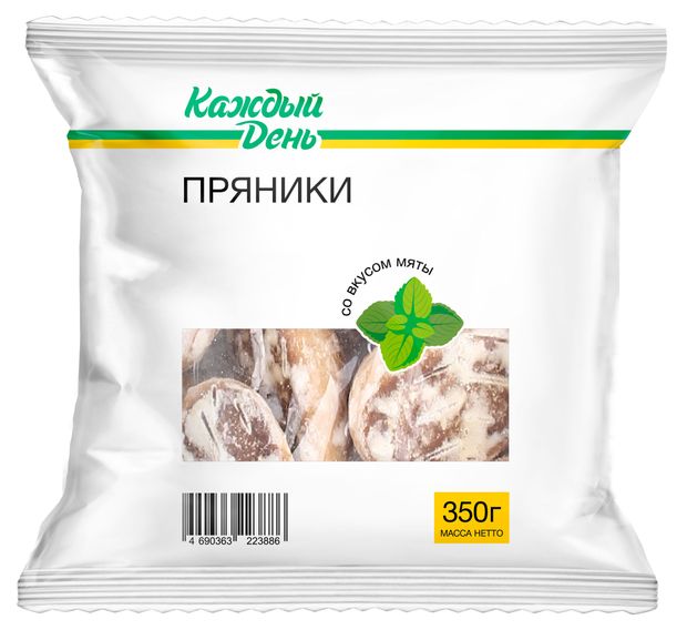 Пряники мятные Каждый день, 350 г