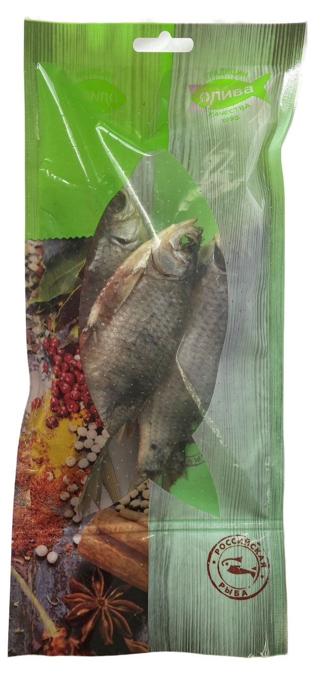 Красноперка вяленая Олива неразделанная, 150 г