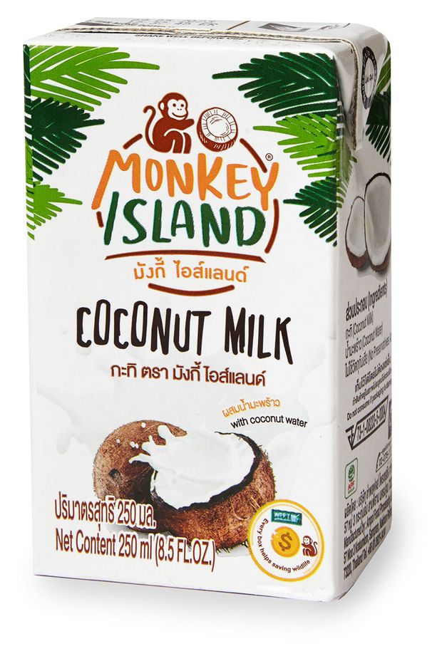 Кокосовое молоко Monkey Island Таиланд, 250 мл