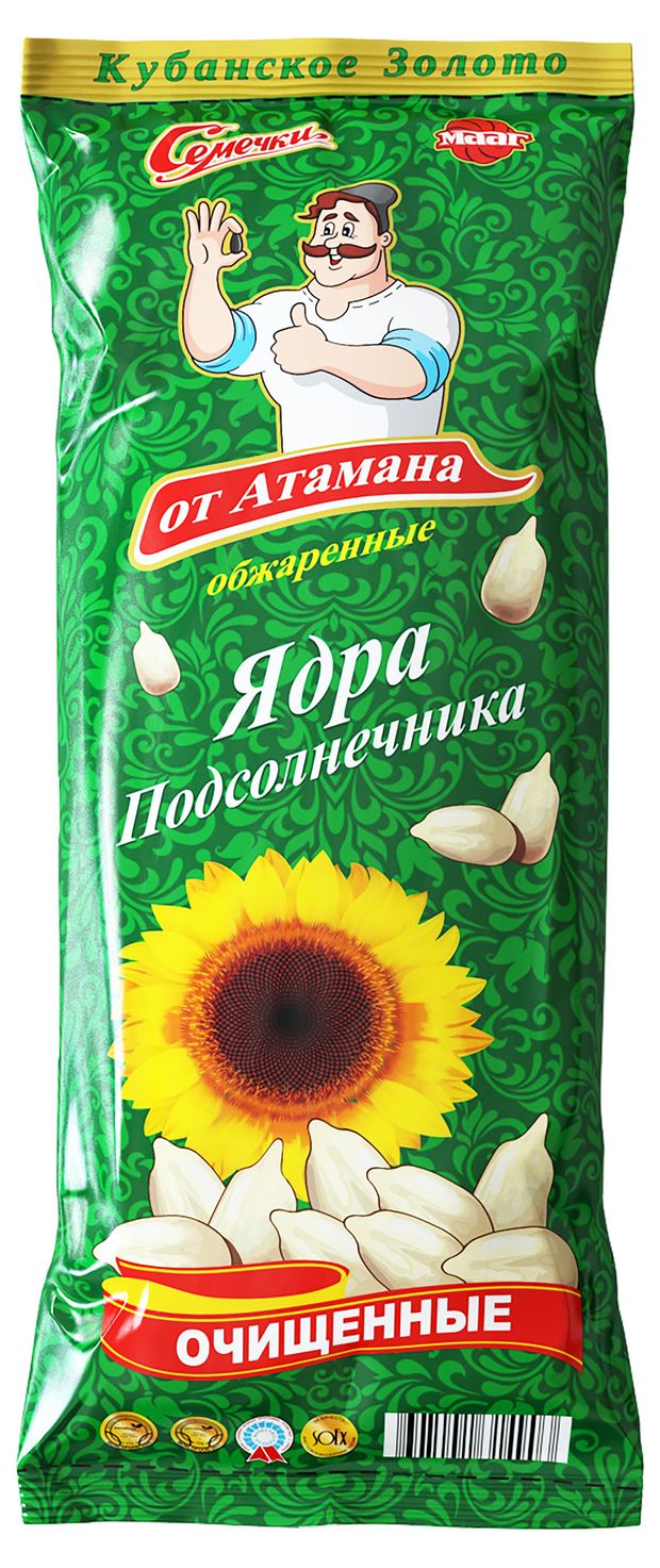 Семечки от Атамана обжаренные очищенные, 75 г