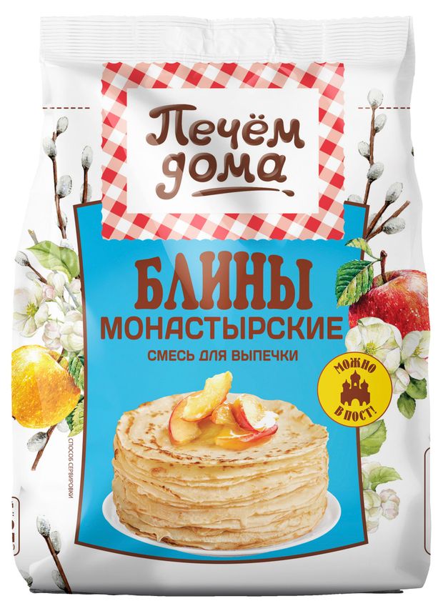 Смесь для выпечки Печем Дома Блины Монастырские 300 г 59₽