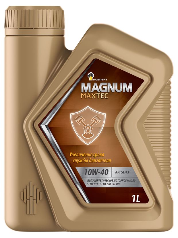 Масло полусинтетическое Роснефть Maxtec 10W40, 1 л
