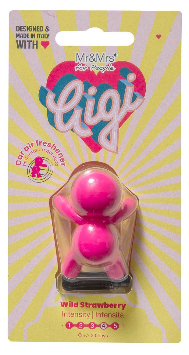 Ароматизатор для автомобиля Mr & Mrs Fragrances Gigi Лесная земляника, 5 см
