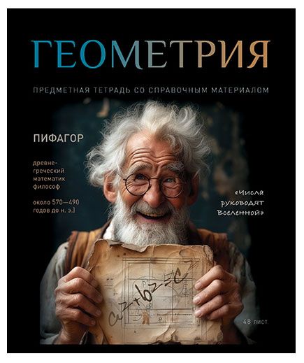 Тетрадь ПЗБМ предметная Геометрия клетка А5, 48 л