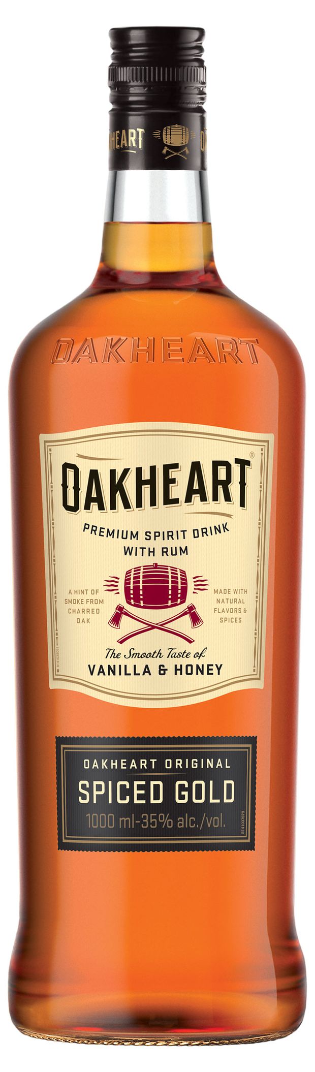 Коктейль Oakheart Spiced с ромом Gold Россия, 1 л
