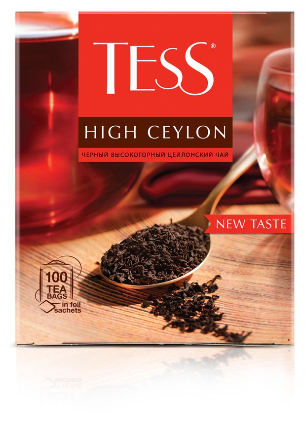 Чай черный Tess цейлонский, 2,25 г х 100 шт
