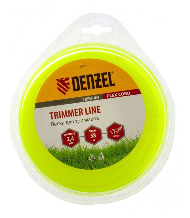 Леска для триммера Denzel Звезда 24 мм х 58 м 300₽