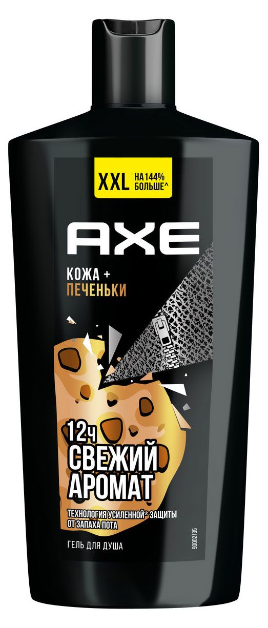 фото Гель для душа мужской axe leath&amp;cook, 610 мл
