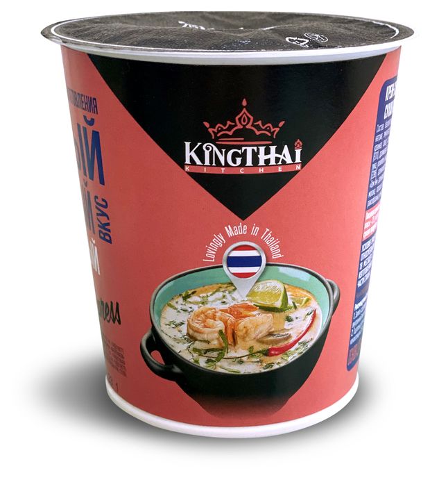 Крем-суп быстрого приготовления Kingthai Kitchen Сливочный Том Ям 35 г 100₽