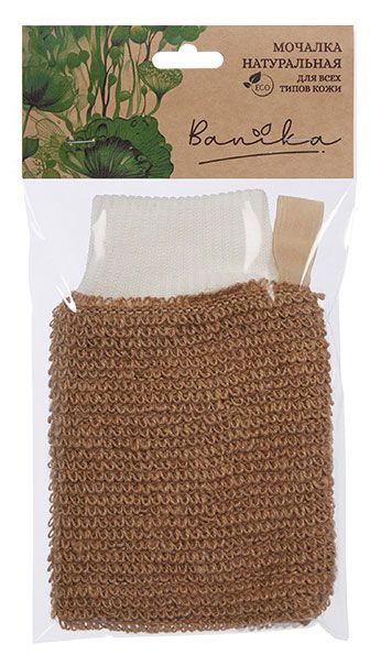 Мочалка Banika рукав крапива, 21х12 см