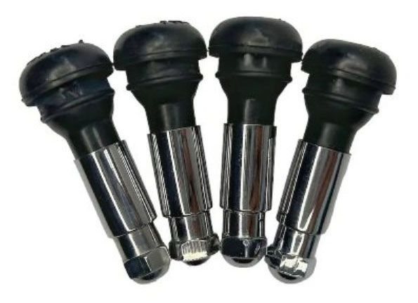 Набор вентилей для колес хром 4 шт 105₽