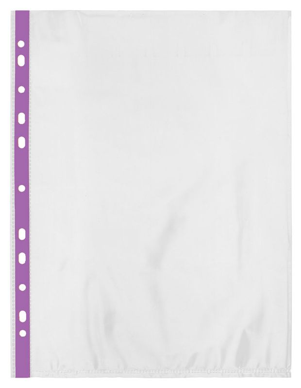 Файл-вкладыш Expert Complete с цветной полоской фиолетовый 20 шт 85₽