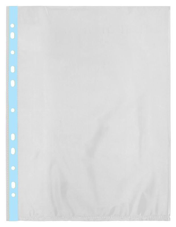 Файл-вкладыш Expert Complete с цветной полоской голубой 20 шт 85₽