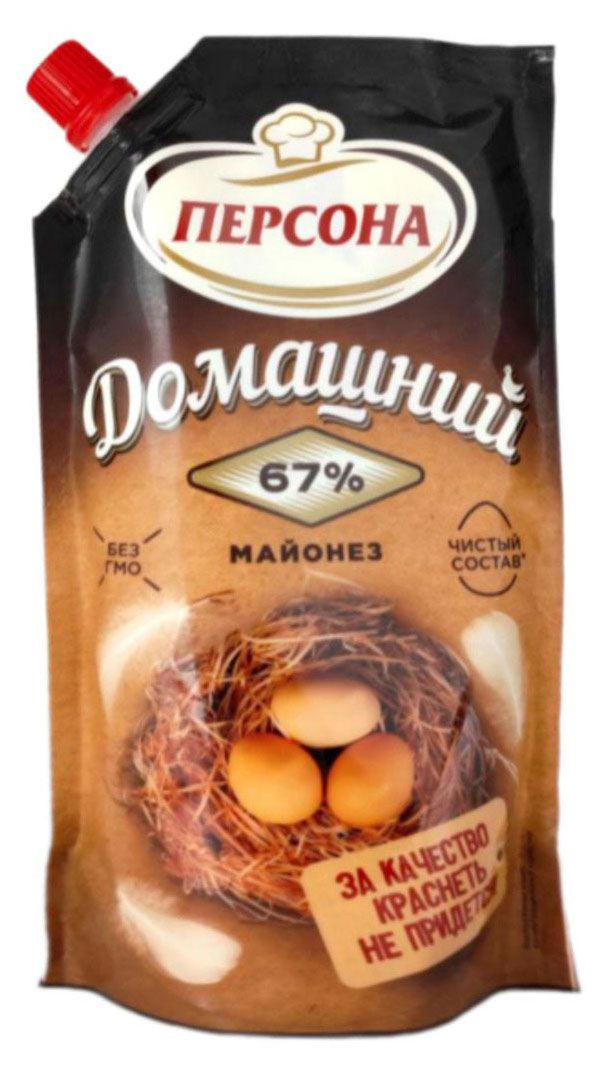Майонез Персона Домашний охлажденный, 370 мл