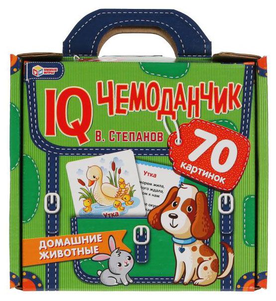 IQ чемоданчик Умные игры В. Степанов. Домашние животные