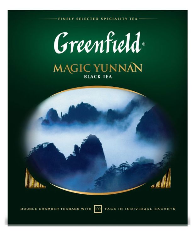 Чай черный Greenfield Magic Yunnan, 100х2 г