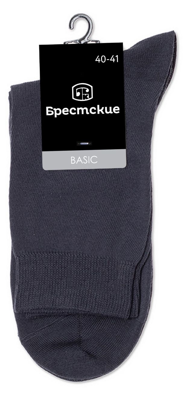 Носки мужские Брестские темно серые, р. 25