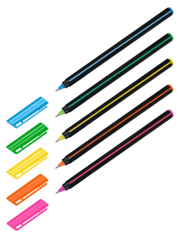 Ручка шариковая Luxor Stick Soft Touch синяя 0,7мм, 1 шт