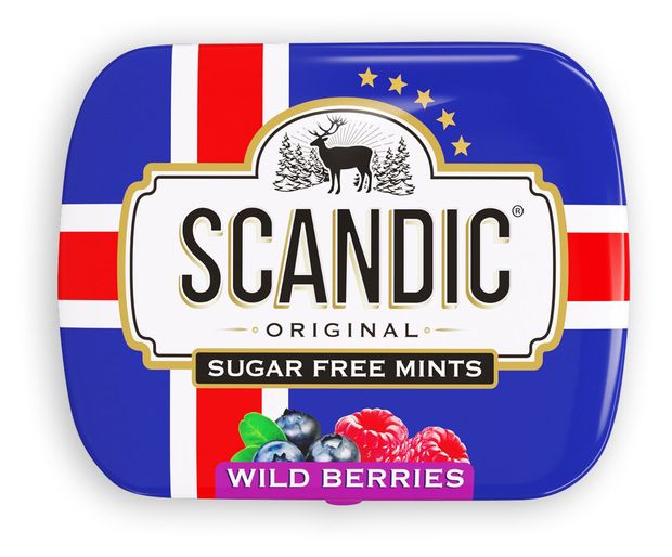 Драже Scandic Ягоды без сахара, 14 г