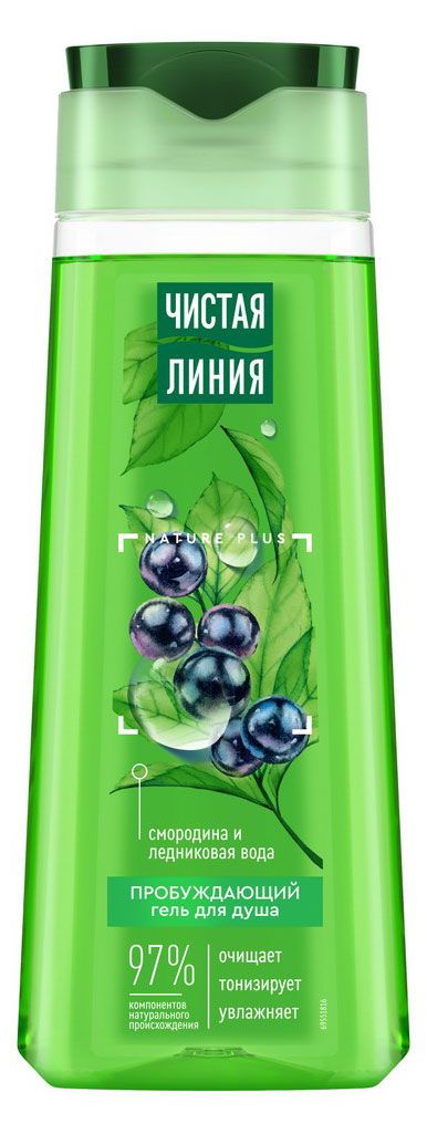 Гель для душа Чистая Линия мята сок алоэ, 250 мл