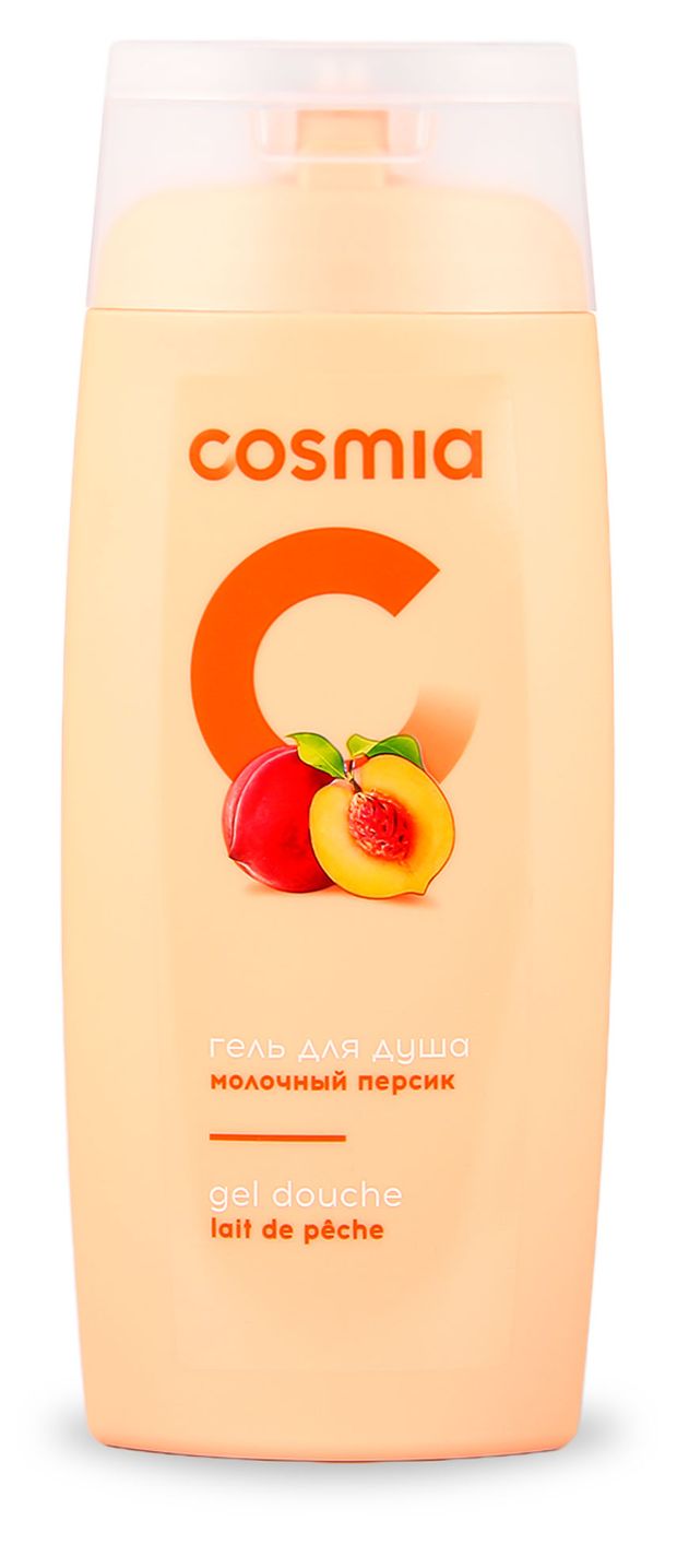 Гель для душа Cosmia Молочный персик 250 мл 120₽