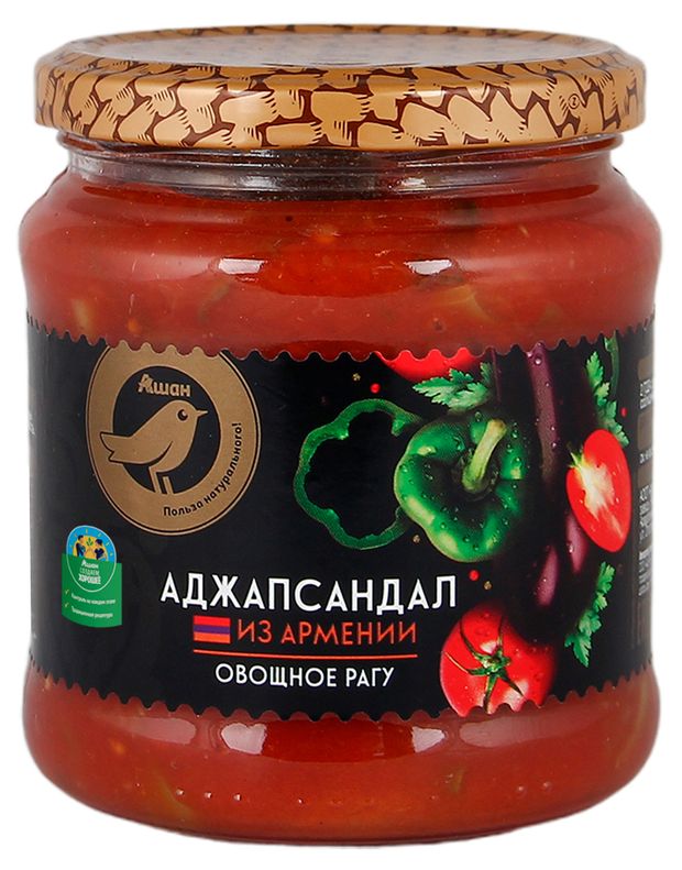 Аджапсандал АШАН Золотая птица овощное рагу 460 г 199₽