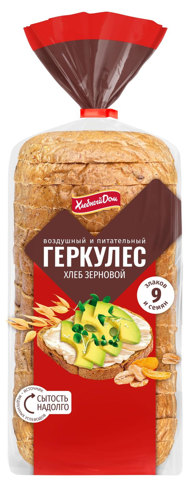 Хлеб Геркулес Хлебный Дом зерновой 500 г 120₽