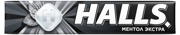 Карамель леденцовая Halls Ментол Экстра со вкусом ментола и эвкалипта, 24,5 г