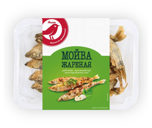 Мойва АШАН Красная птица жареная 200 г 180₽