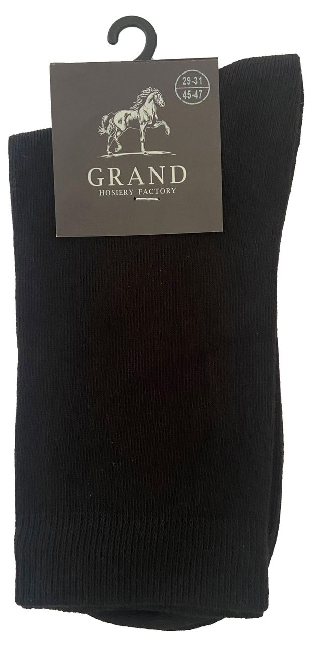 Носки мужские Гранд черные, р 29-31