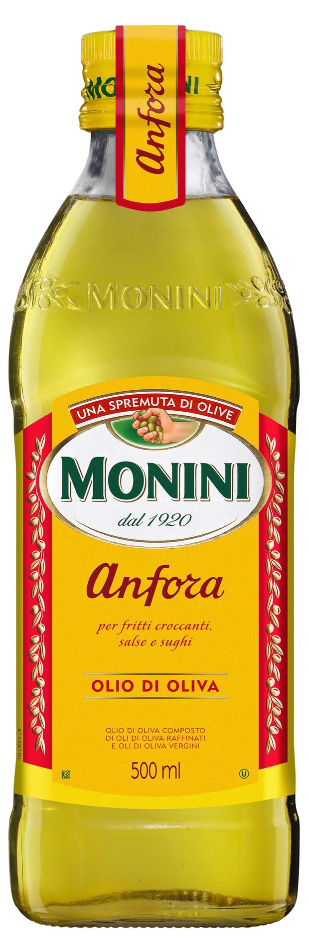 Масло оливковое Monini рафинированное с добавлением нерафинированного 500 мл 700₽