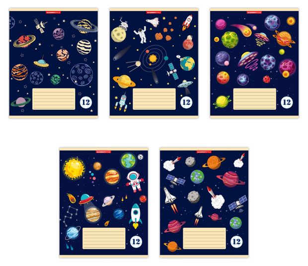 Тетрадь Academy Style клетка А5 12 л 13₽