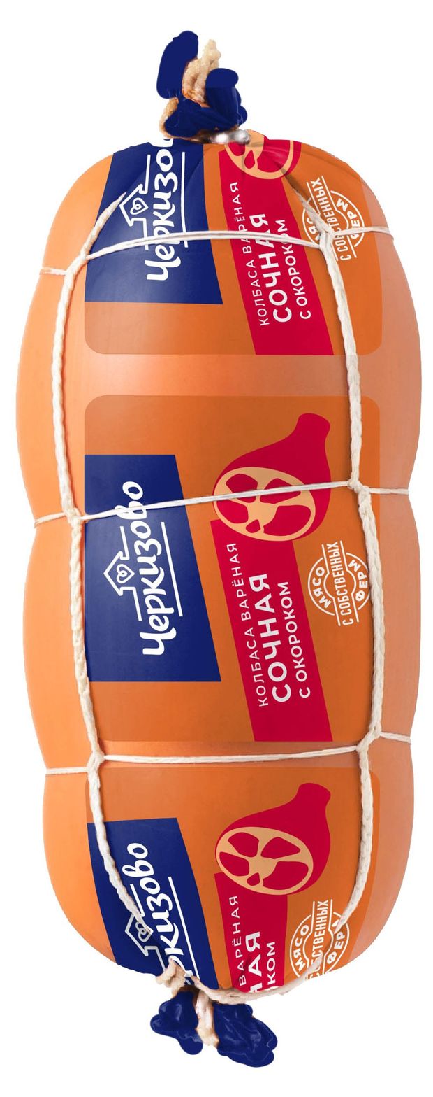 Колбаса вареная Черкизово Сочная с окороком 380 г 230₽