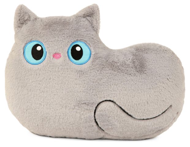 Мягкая игрушка ONE TWO FUN Кот серый, 35 см