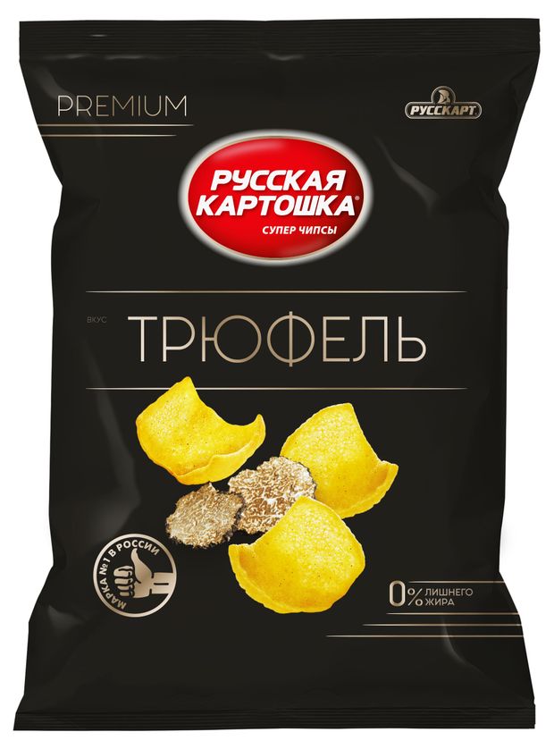 Чипсы картофельные Русская картошка со вкусом трюфеля 75 г 98₽