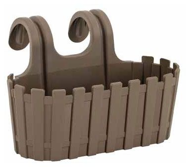 Ящик балконный Бытпласт Akasya бежевый 30 см 299₽