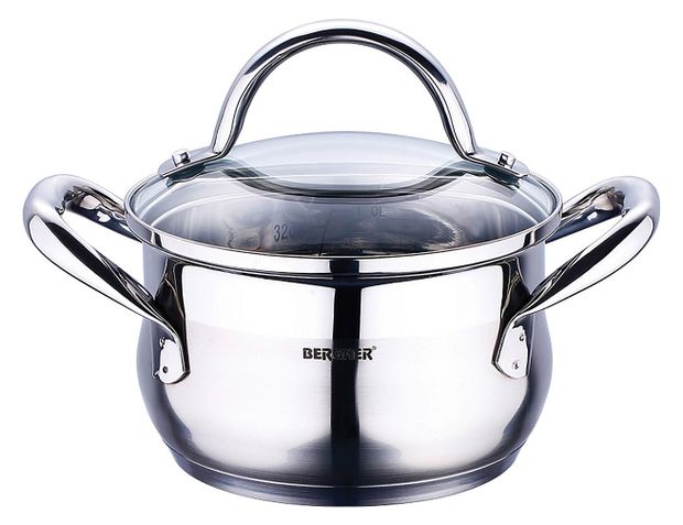 фото Кастрюля bergner gourmet, 6 л
